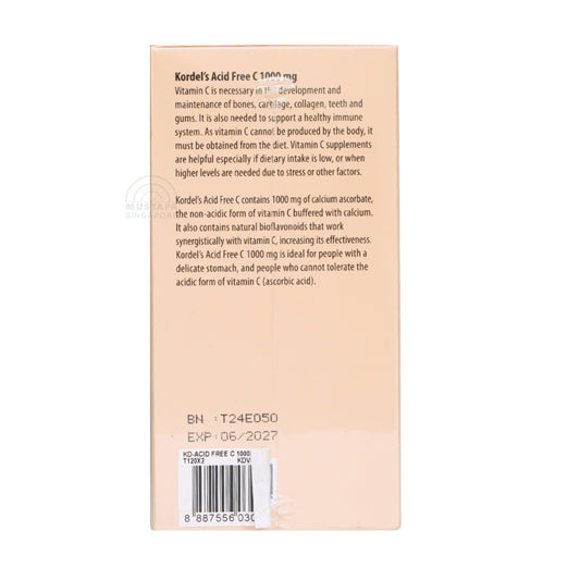 Kordel's Acid Free C 1000 mg 120 tablets
