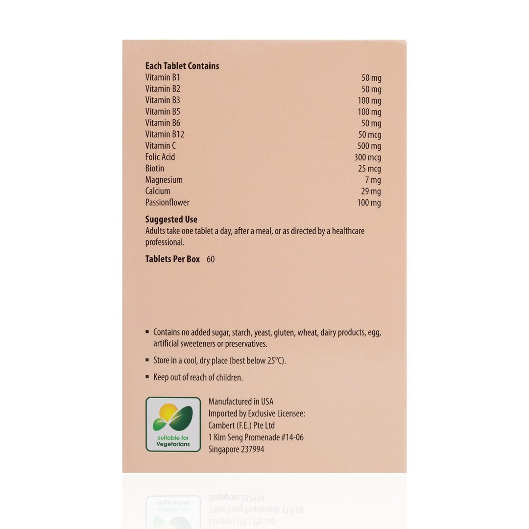 Kordel's B Complex + C Nutrient Support During Stressful Times 60 tablets