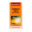 Kordel's Vitamin D3 1000 IU With Flaxseed Oil 60 softgels