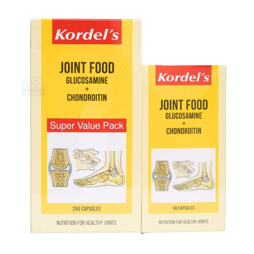 Kordel's Joint Food Glucosamine + Chondroitin 
250 capsules + 60 capsules
