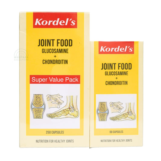 Kordel's Joint Food Glucosamine + Chondroitin 
250 capsules + 60 capsules
