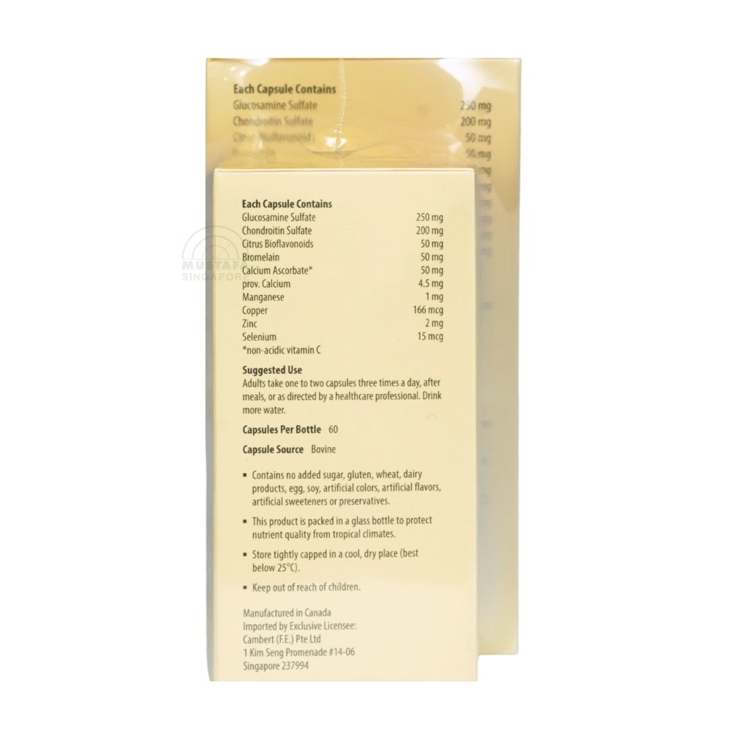 Kordel's Joint Food Glucosamine + Chondroitin 
250 capsules + 60 capsules