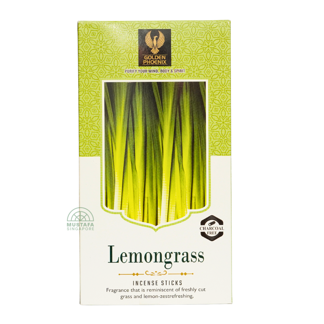 Golden Phoenix Lemongrass Incense Sticks 12-in-1