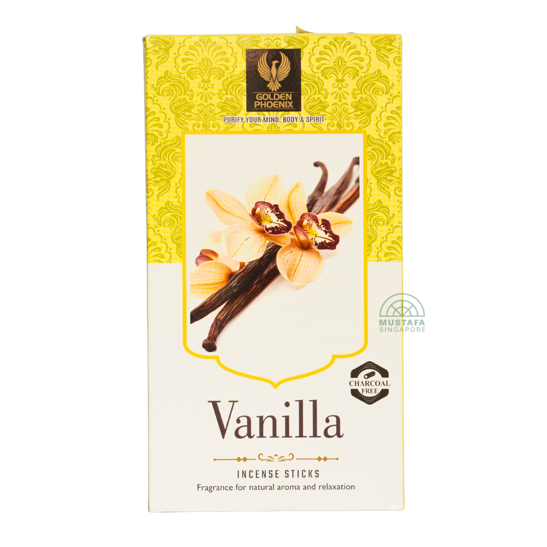 Golden Phoenix Vanilla Incense Sticks 12-in-1