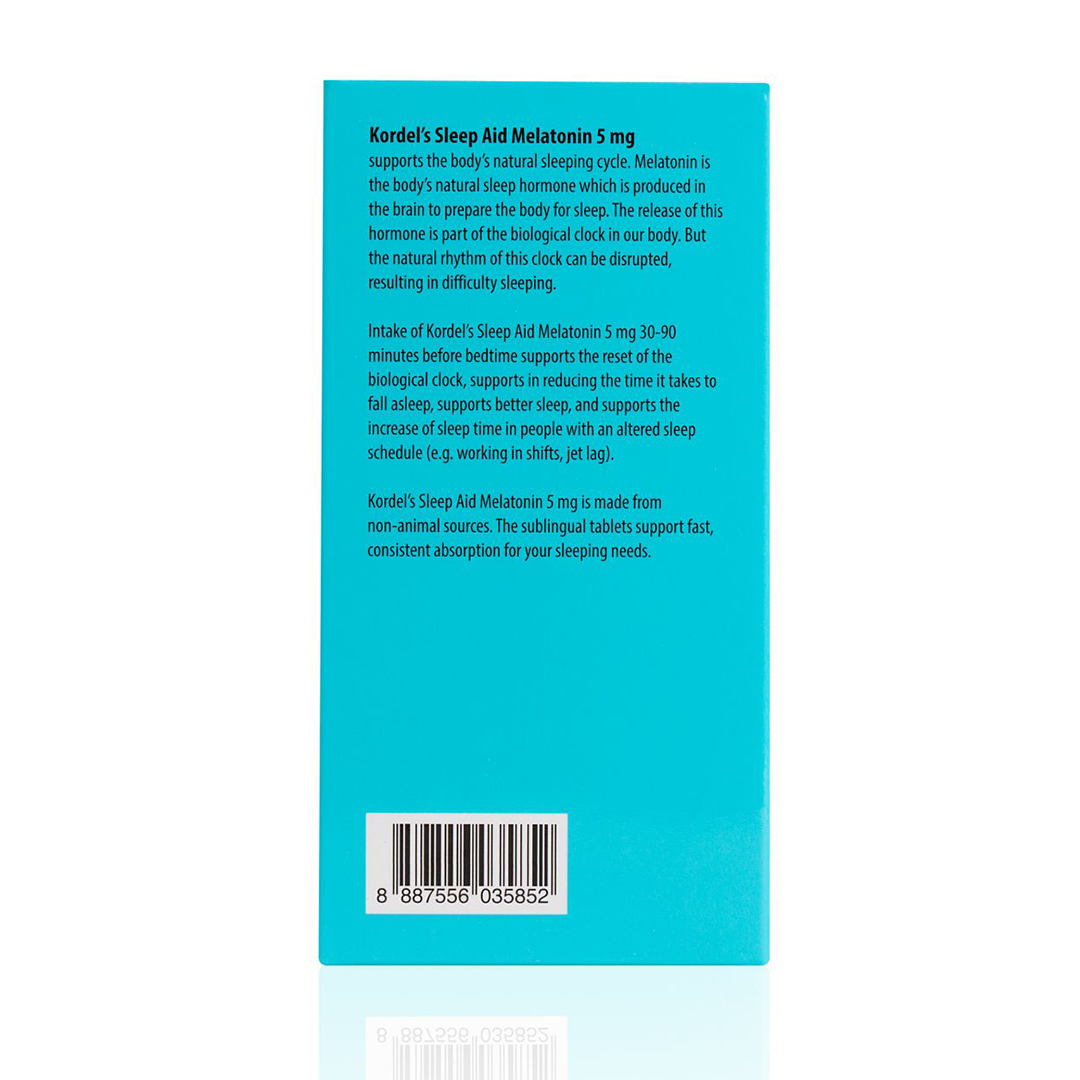Kordel's Sleep Aid Melatonin (60 Sublingual Tabs) 5mg