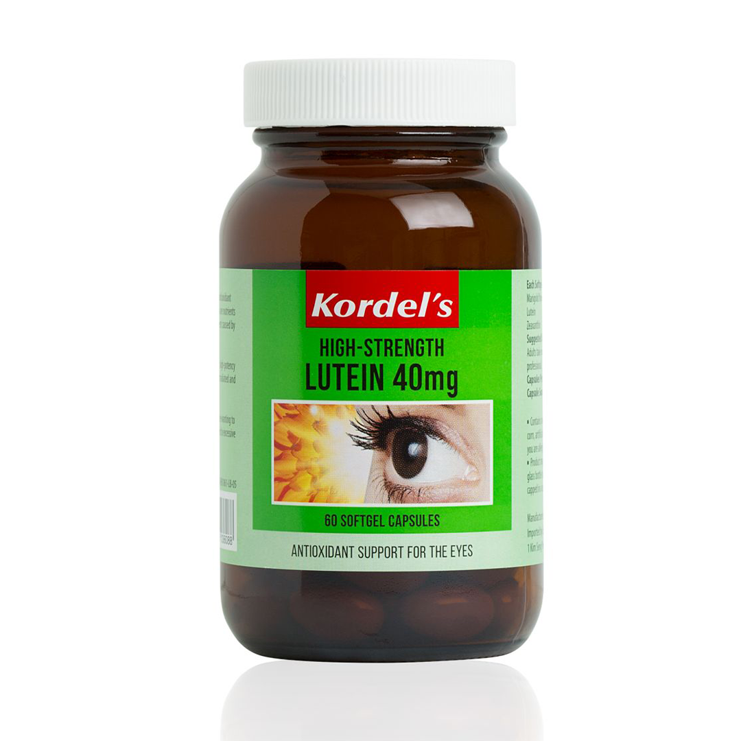 Kordel's High Strength Lutein 40mg (60 Softgels)