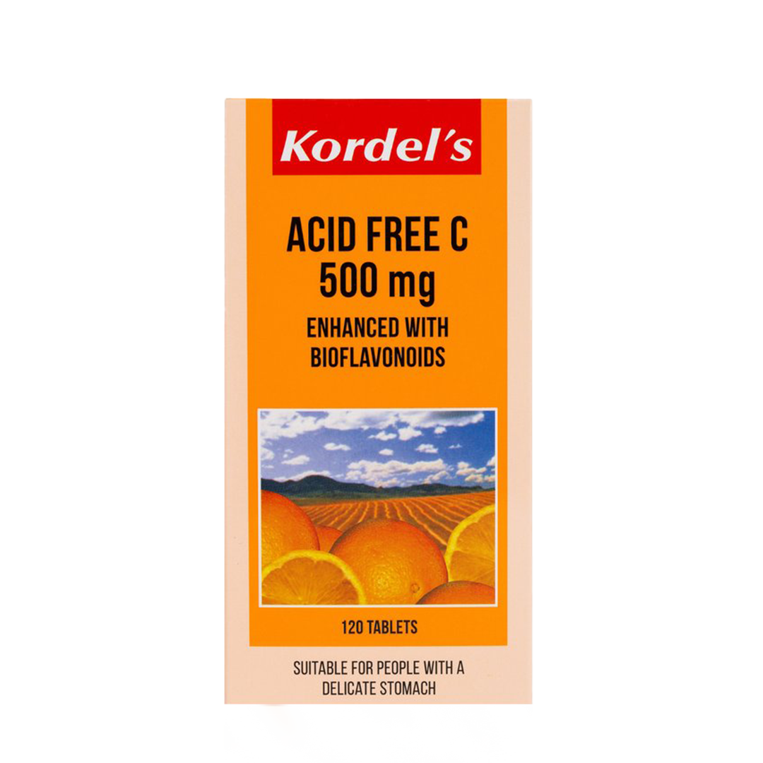 Kordel's Acid Free C 500mg 120 tablets