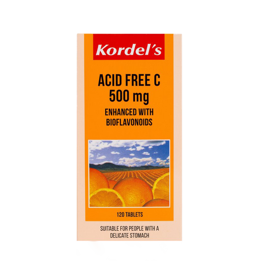 Kordel's Acid Free C 500mg 120 tablets