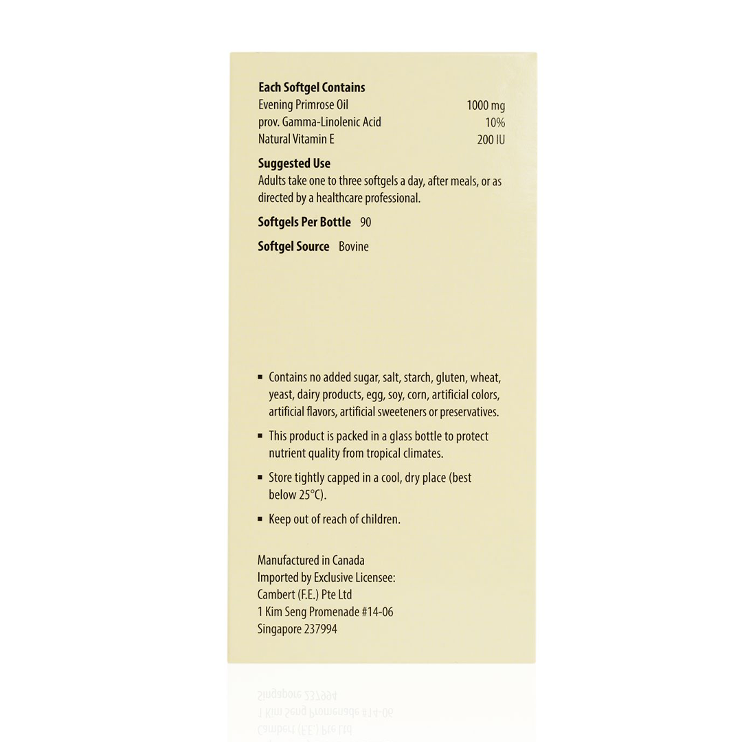 Kordel's Evening Primrose Oil 1000mg + E200 IU (90 Softgels)