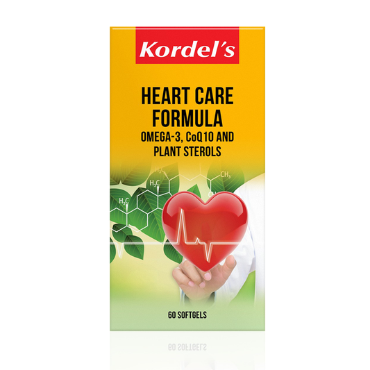 Kordel's Heartcare Formula Omega-3, CoA10 and Plant Sterols (60 softgels)