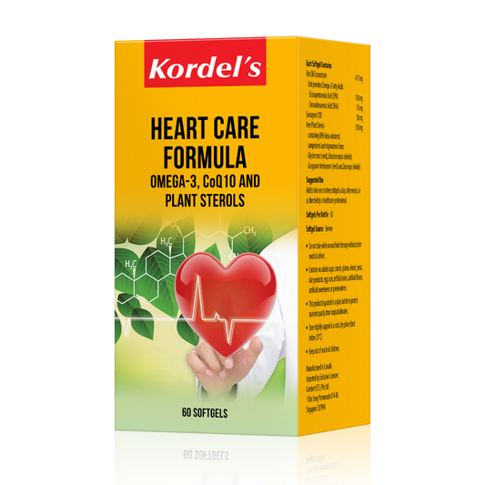 Kordel's Heartcare Formula Omega-3, CoA10 and Plant Sterols (60 softgels)