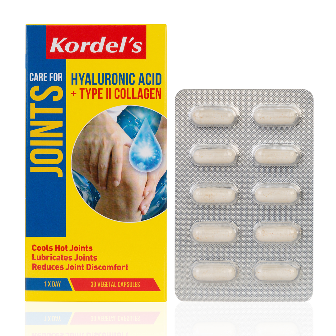 Kordel's Hyaluronic Acid + Type II Collagen 30 vegetal capsules