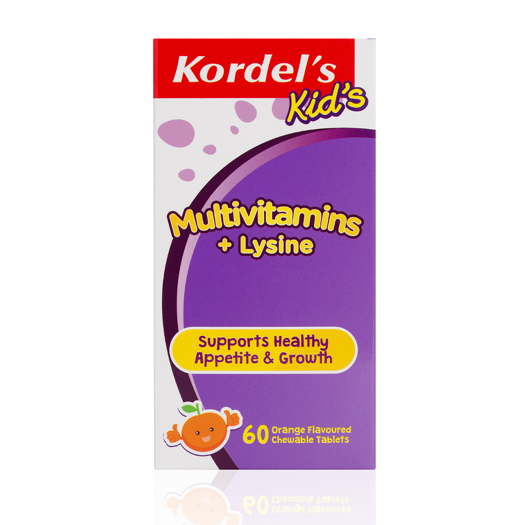 Kordel's Multivitamins + Lysine Kids' (60 Chewable Tabs)