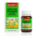 Kordel's Gingko 2500 With Brahmi Standardised herbal formula (60 Tabs)