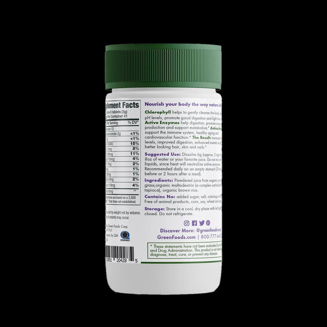 Green Magma Barley Grass Juice Powder 126g (500 Tabs)