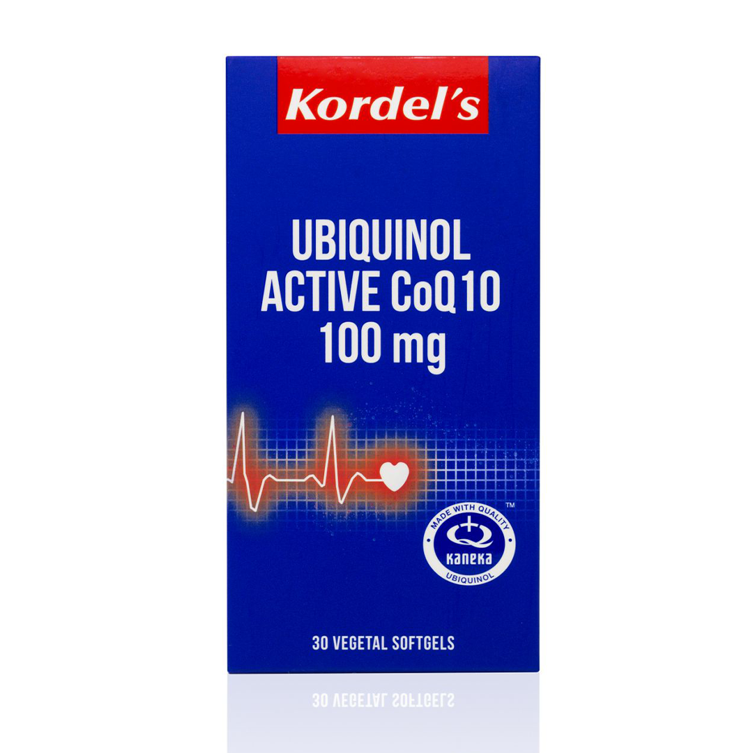 Kordel's Ubiquinol Active CoQ10 100mg 30 vegetal softgels