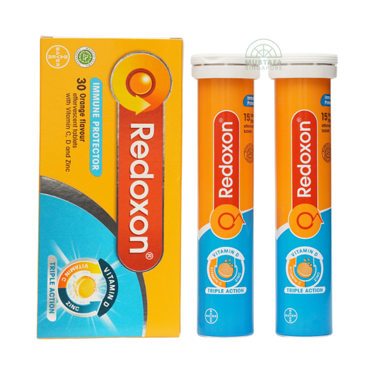 Redoxon Orange Vitamin C, D and Zinc Triple Action 30 Effervescent Tablets