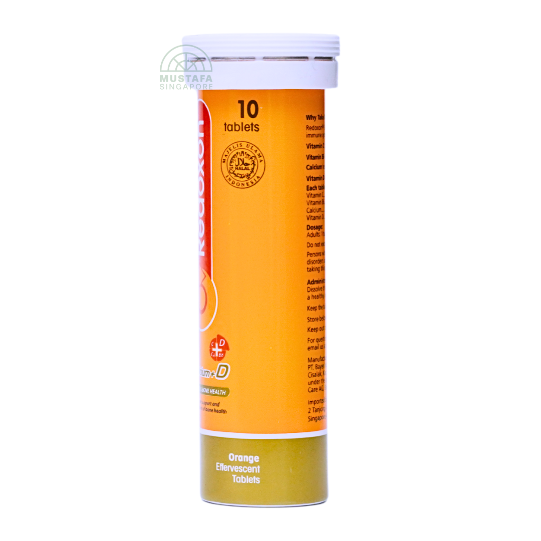 Redoxon Orange Calcium+ D 10 Effervescent Tablets