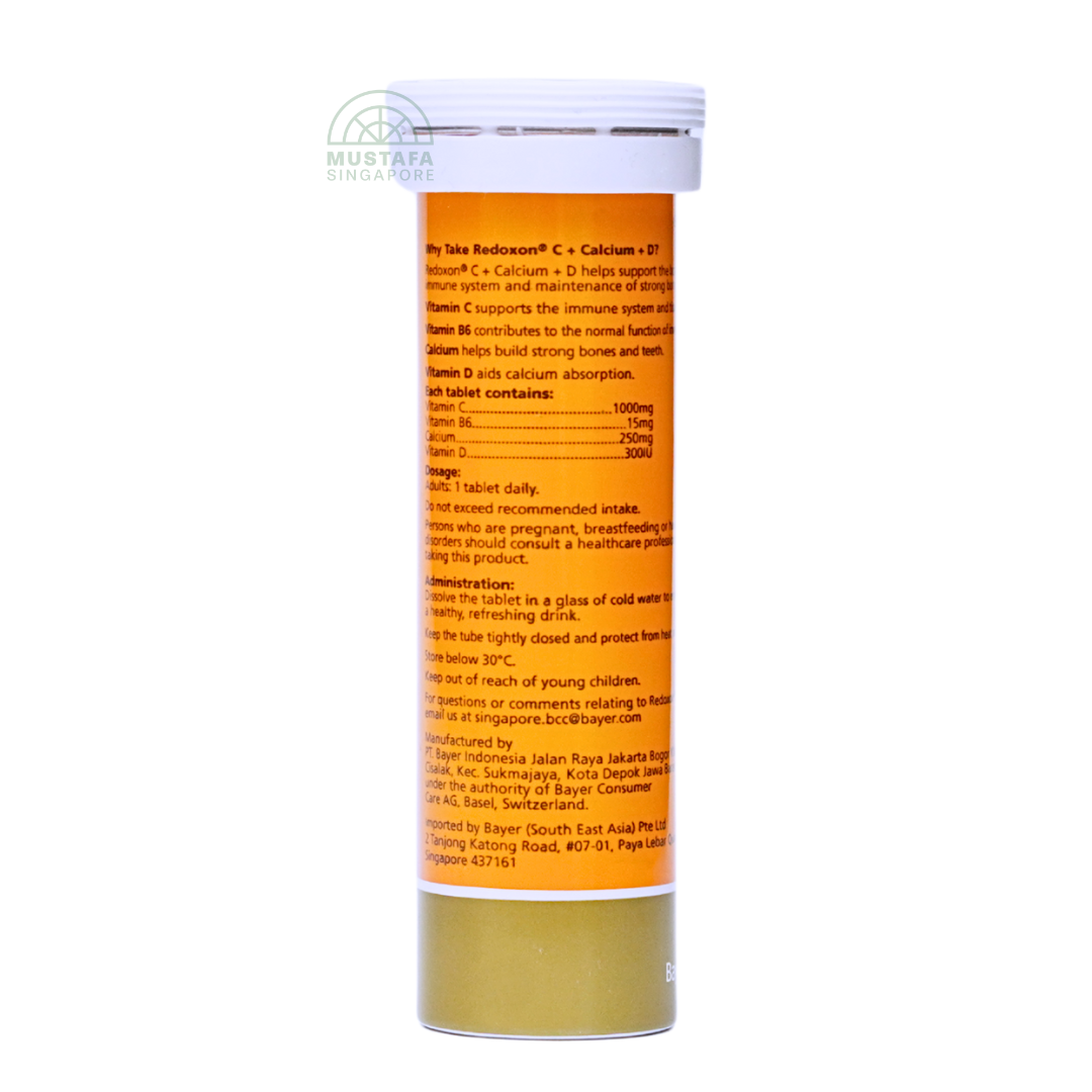 Redoxon Orange Calcium+ D 10 Effervescent Tablets