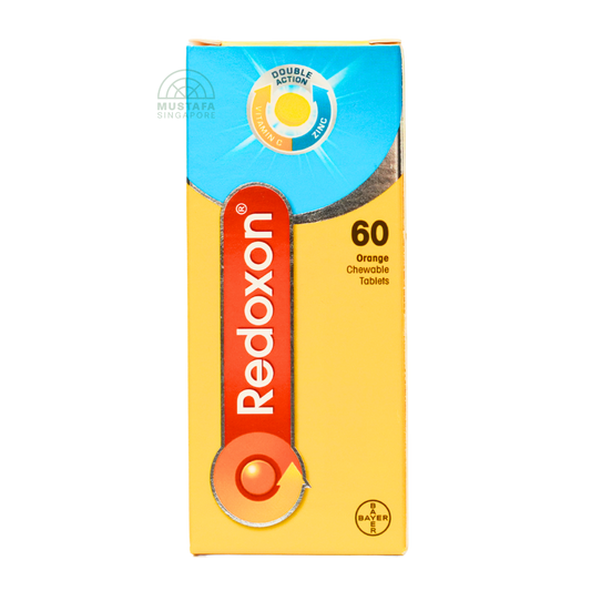 Redoxon Orange Vitamin C and Zinc Double Action 60 Chewable Tablets