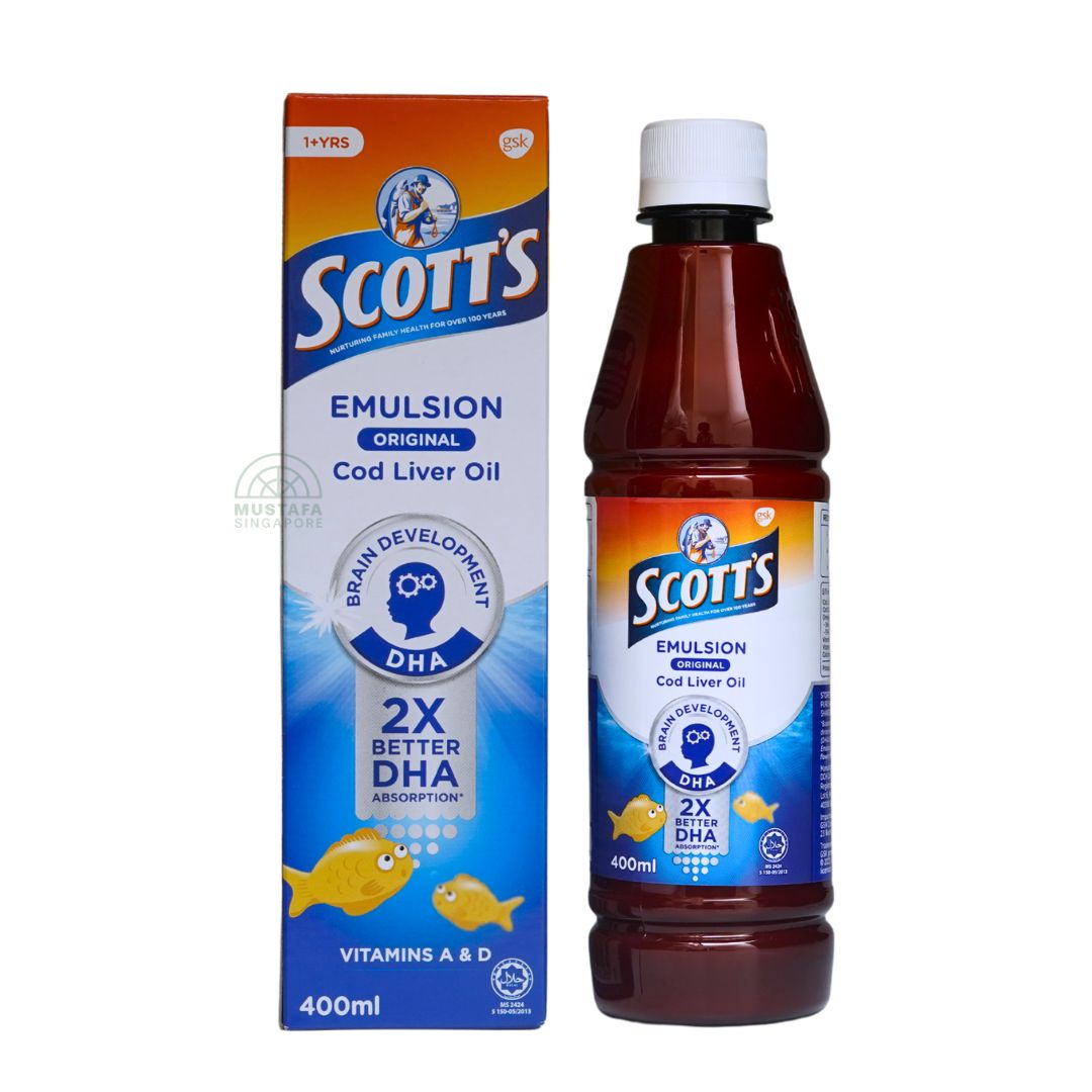 Scott's Emulsion Cod Liver Oil Original 400ml