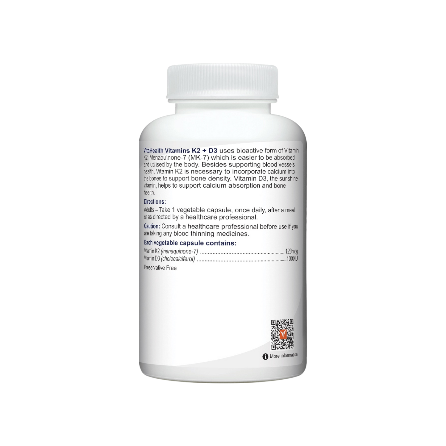 VitaHealth K2+D3 Vitamins 60s