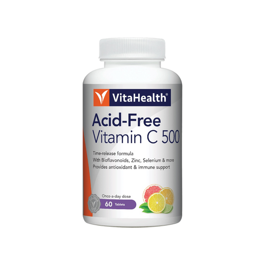 VitaHealth Acid-free Vitamin C 500 60s Twin Pack (Promo)