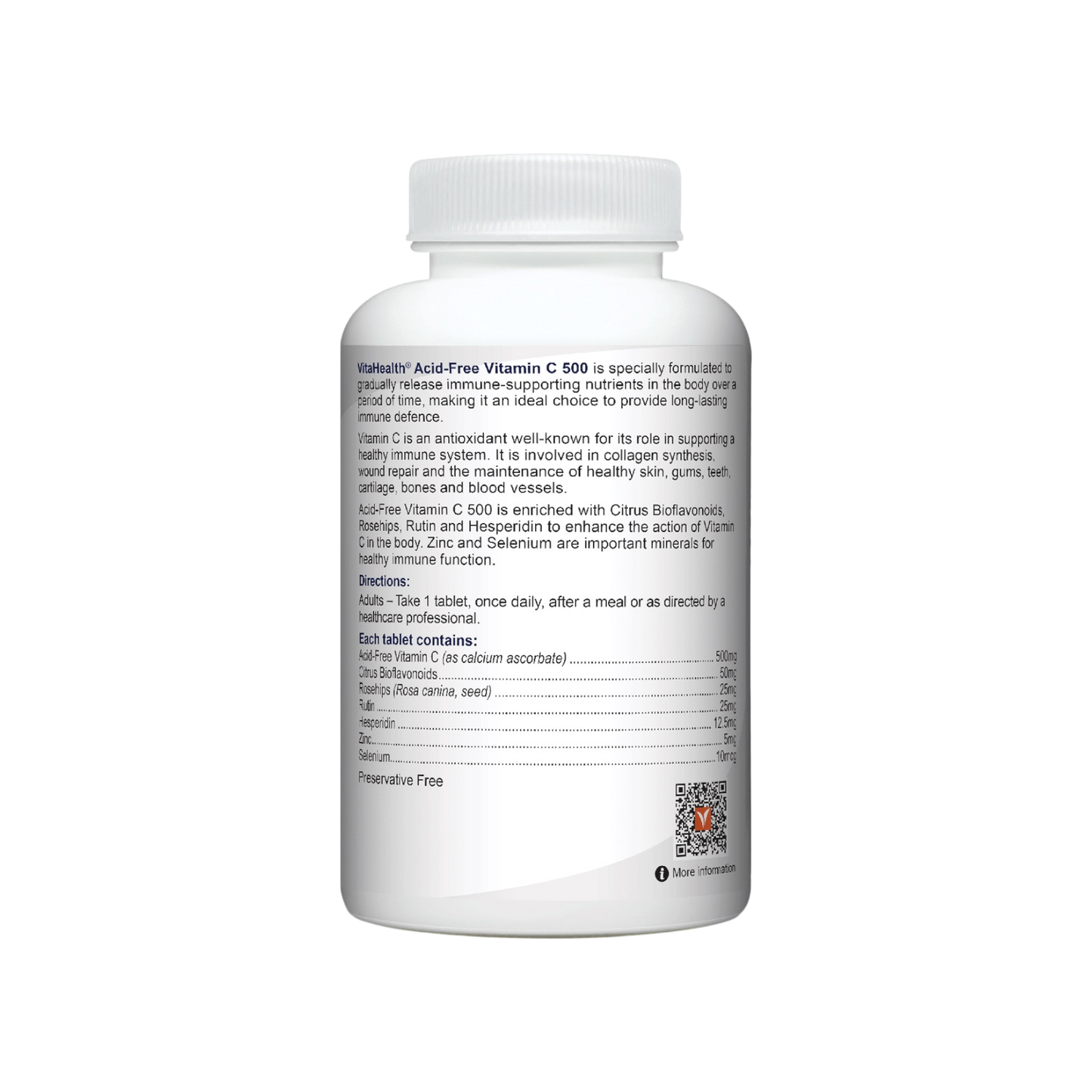 VitaHealth Acid-free Vitamin C 500 60s Twin Pack (Promo)