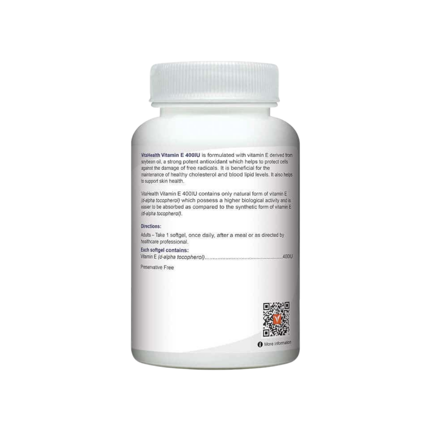 VitaHealth Vitamin E 400IU 30s