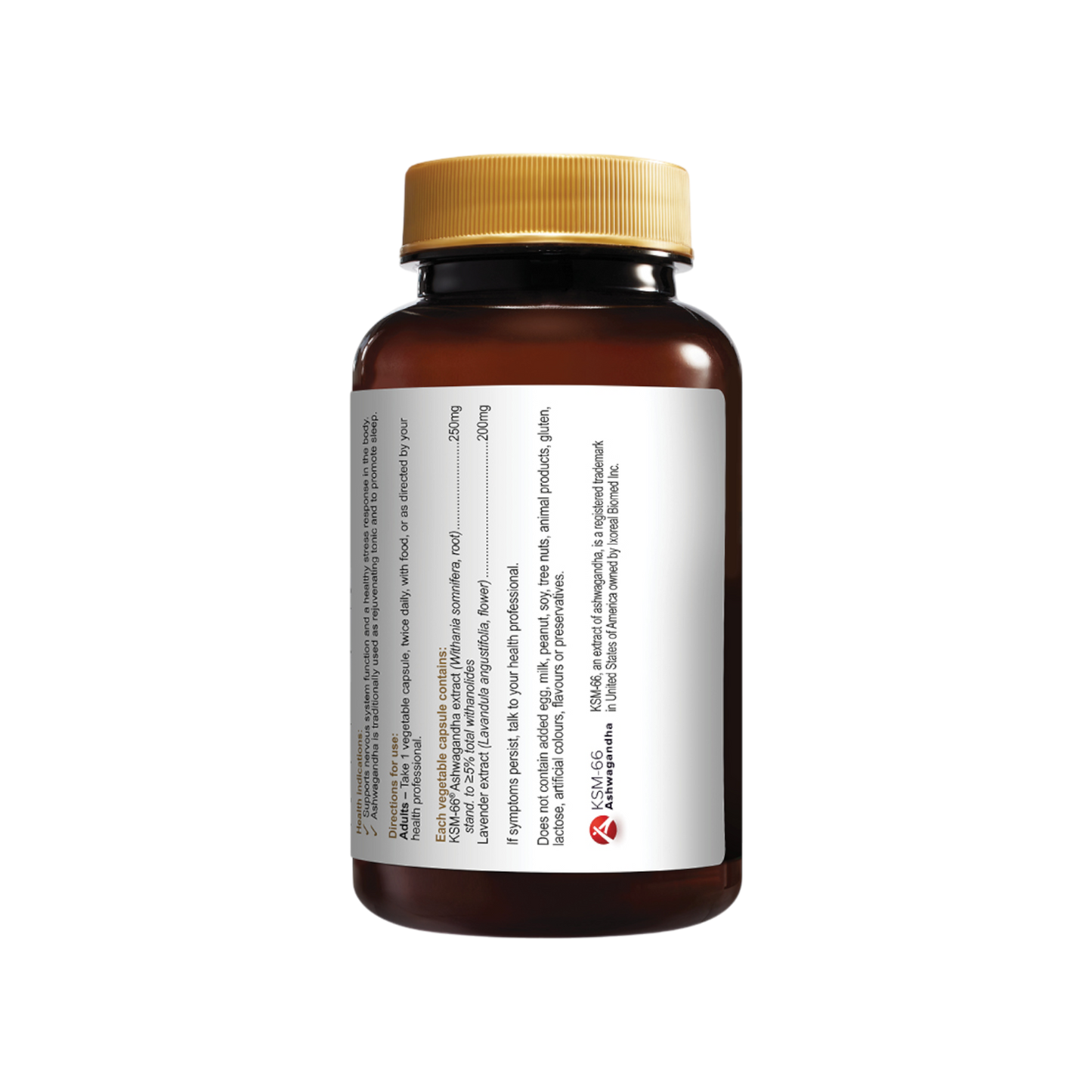 Herbs Of Gold Ashwagandha + Lavender 60s