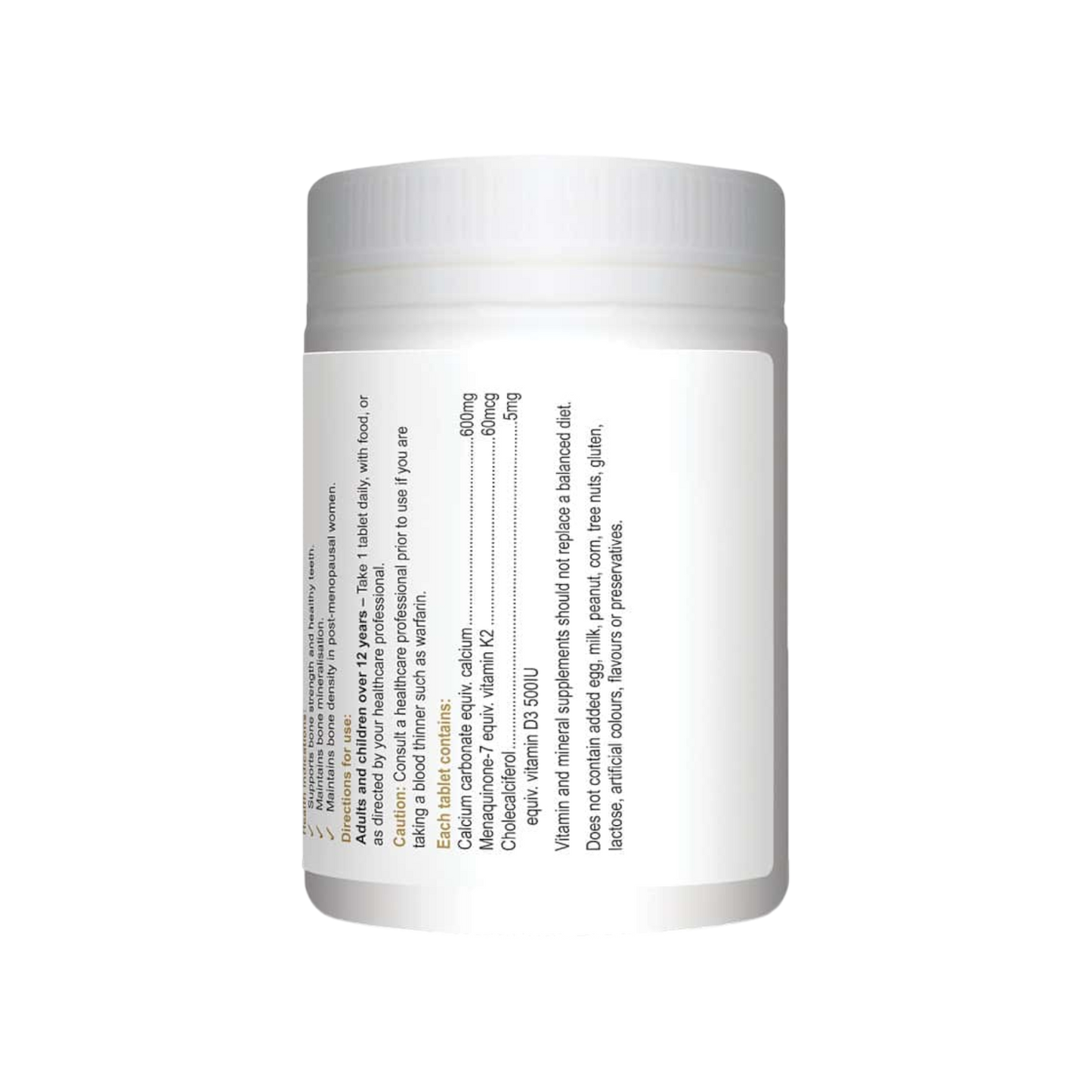 Herbs Of Gold Calcium K2 with D3 90s