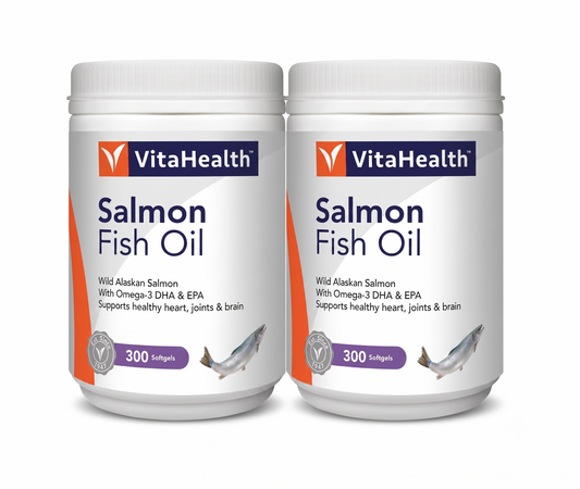 VitaHealth Salmon Fish Oil 300s Twin Pack (Promo)