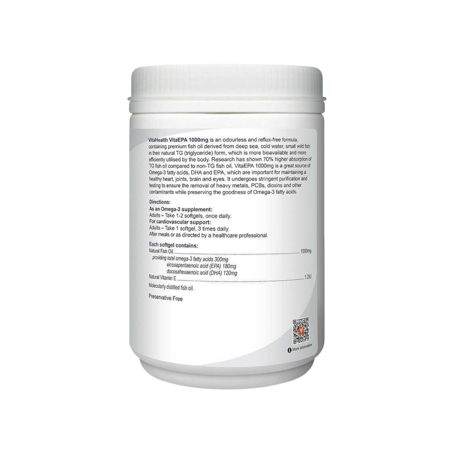 VitaHealth VitaEPA 1000mg 250s Twin Pack (Promo)