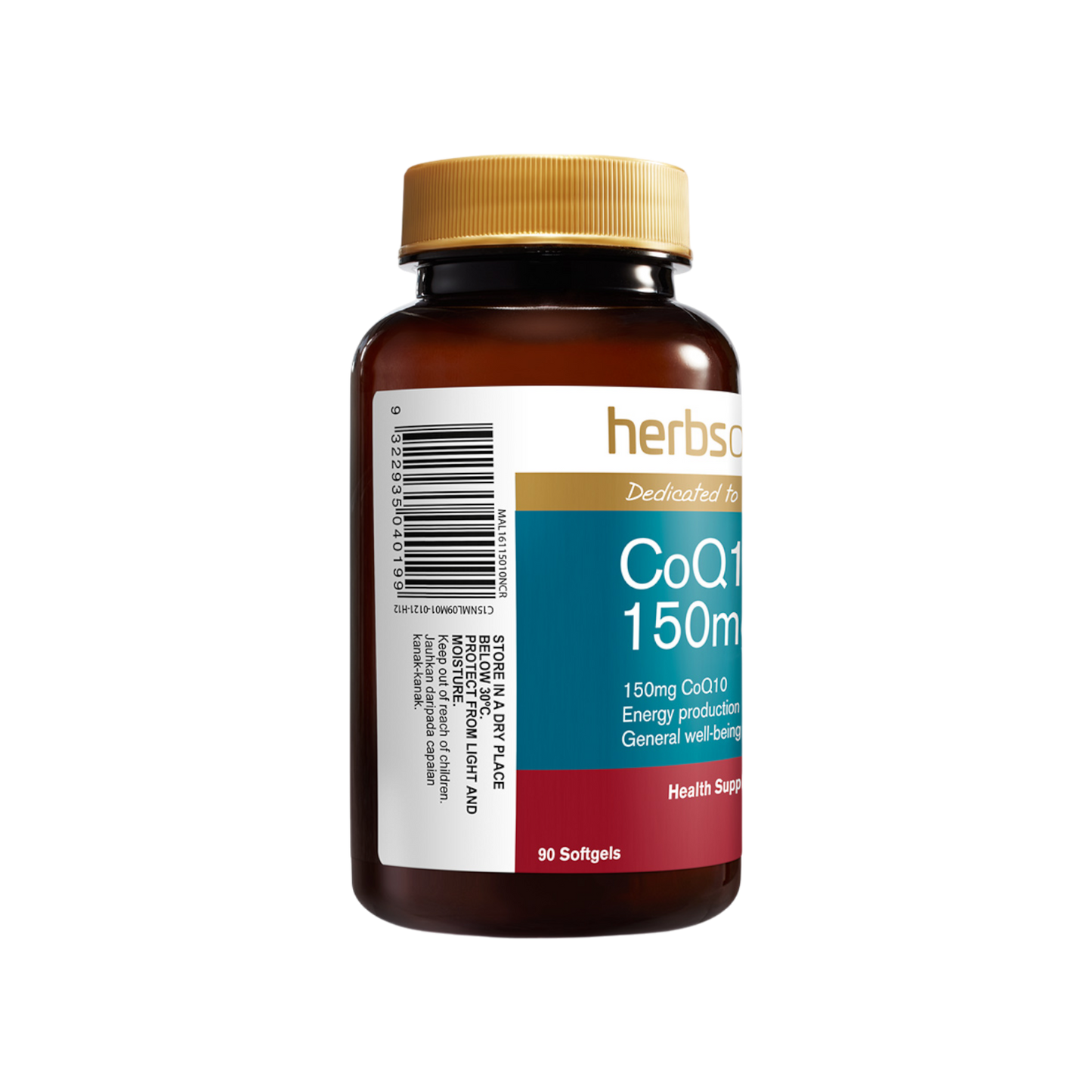 Herbs Of Gold CoQ10 150mg 30s