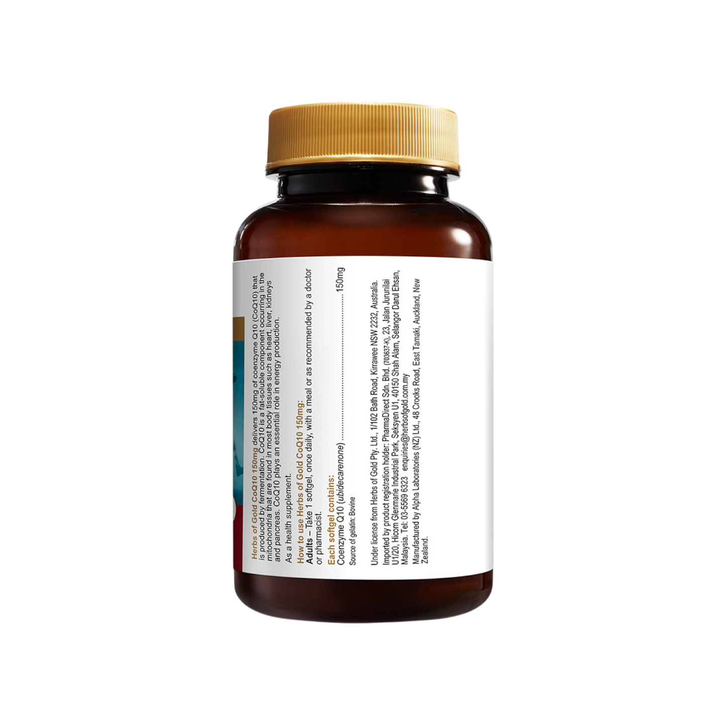 Herbs Of Gold CoQ10 150mg 30s