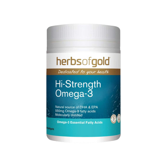 Herbs Of Gold Hi-Strength Omega-3 90s