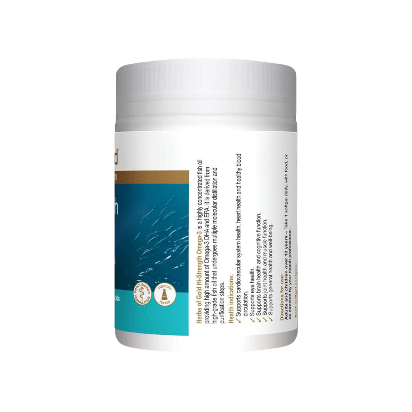 Herbs Of Gold Hi-Strength Omega-3 90s