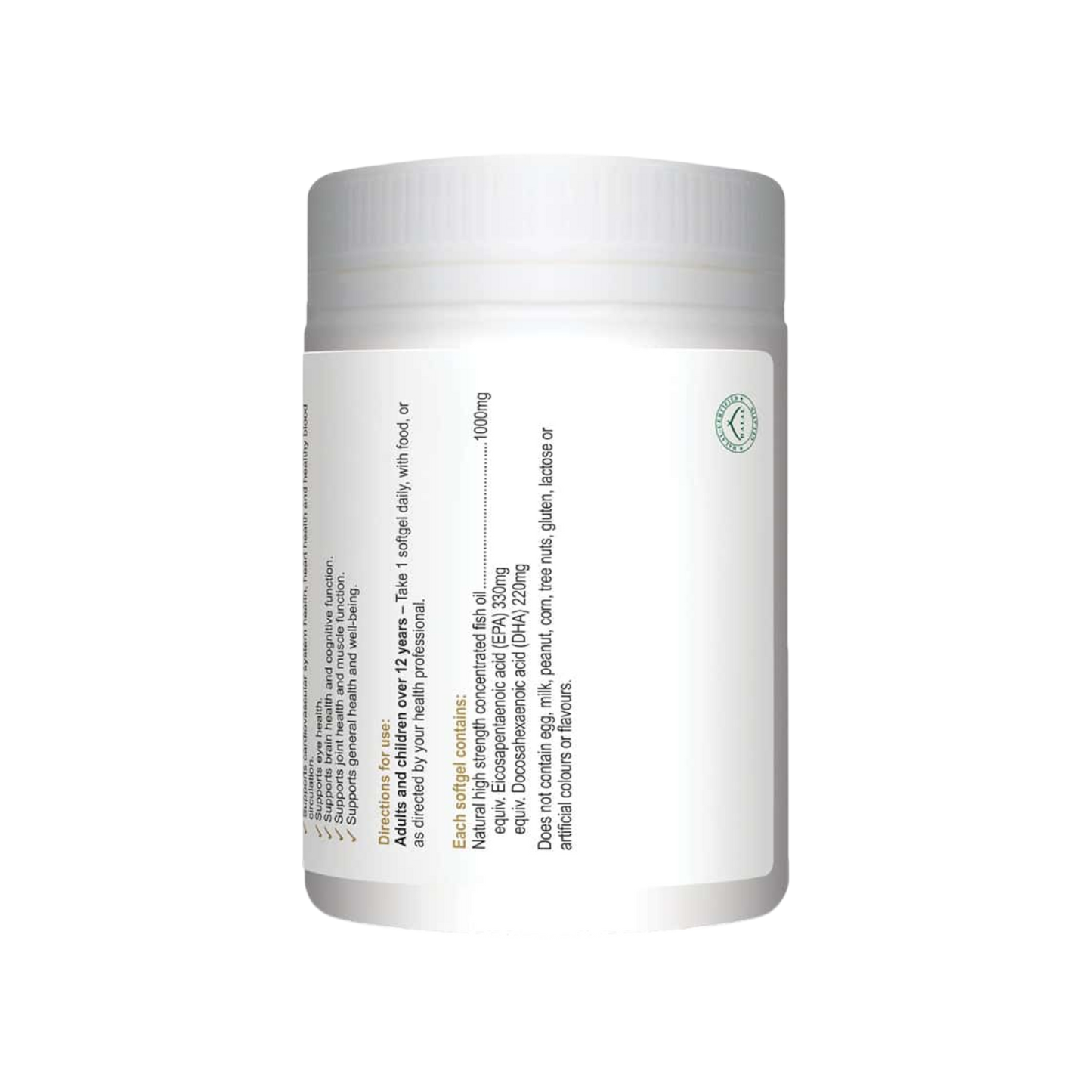Herbs Of Gold Hi-Strength Omega-3 90s