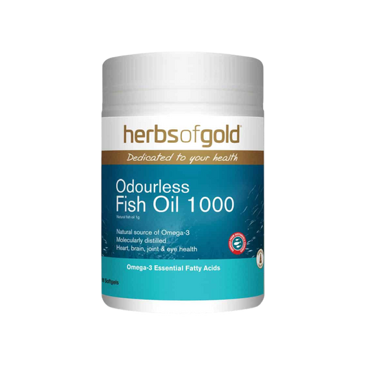 Herbs Of Gold Odourless Omega-3 Fish Oil 1000mg 90s