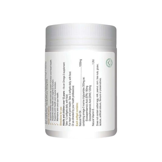 Herbs Of Gold Odourless Omega-3 Fish Oil 1000mg 90s