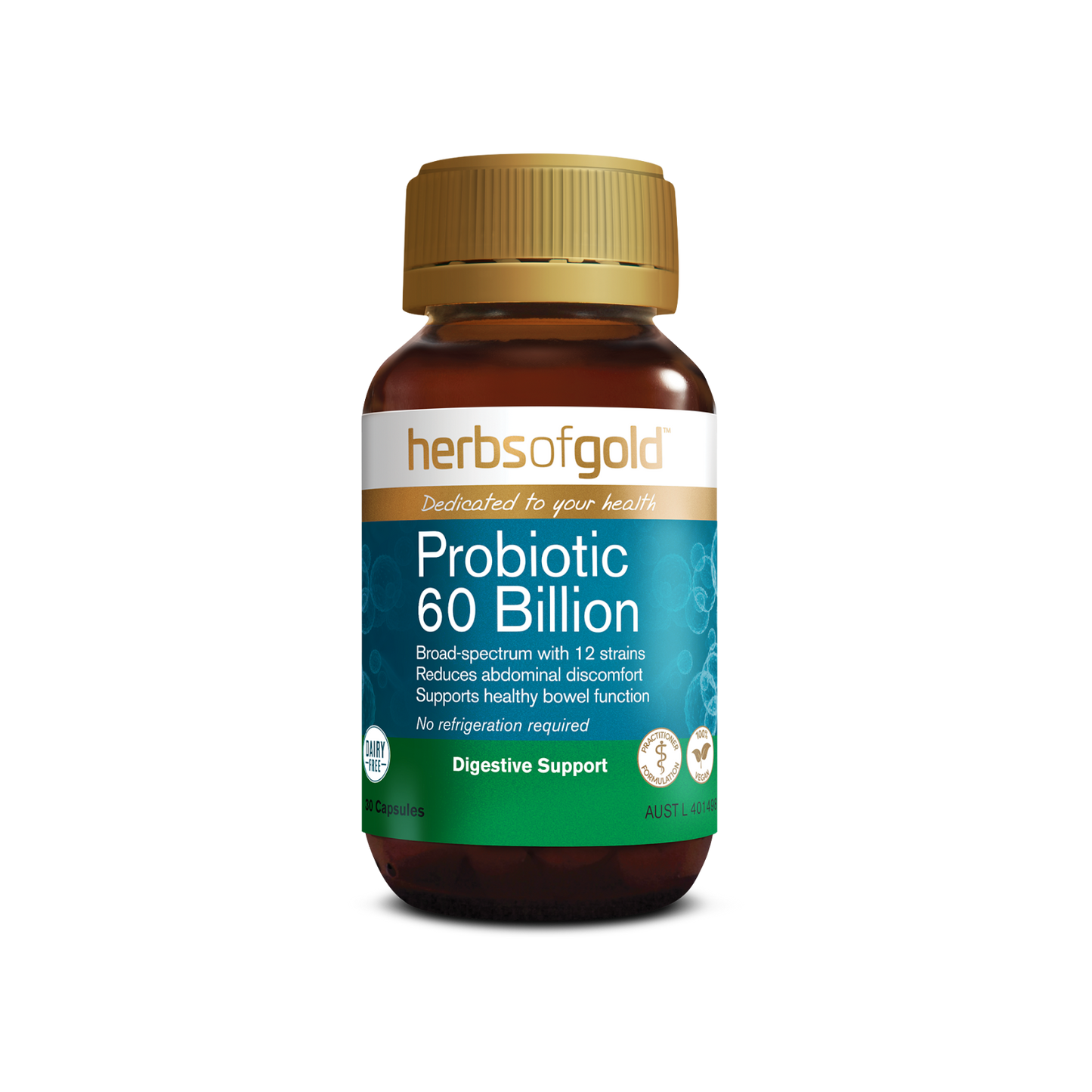 Herbs Of Gold Probiotic 60 Billion 30s