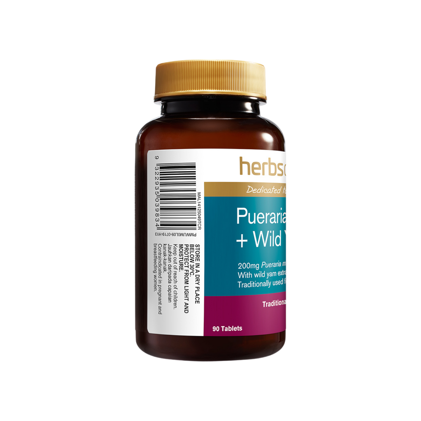 Herbs Of Gold Pueraria Mirifica + Wild Yam 90s