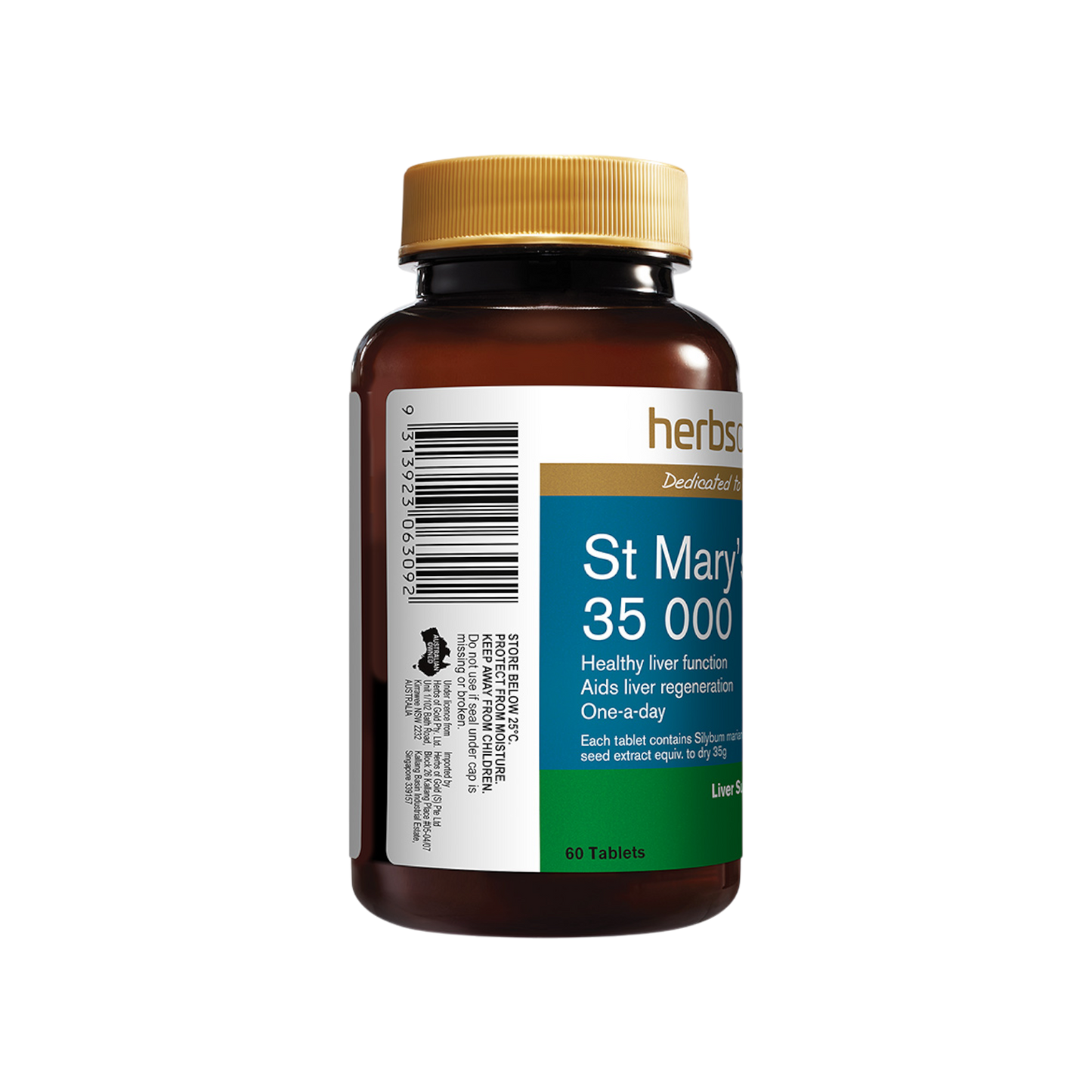 Herbs Of Gold St Mary's Thistle 35000 60s