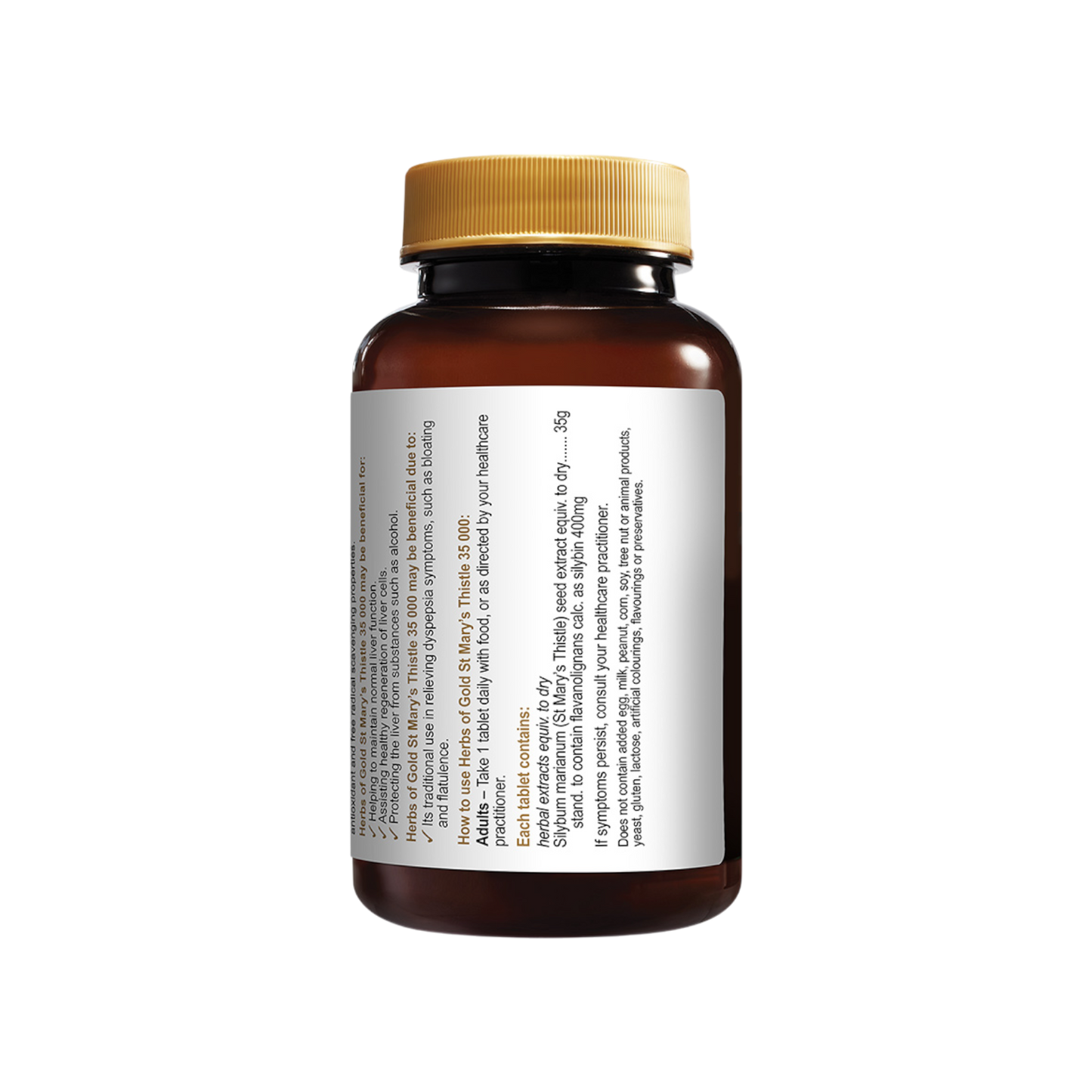 Herbs Of Gold St Mary's Thistle 35000 60s
