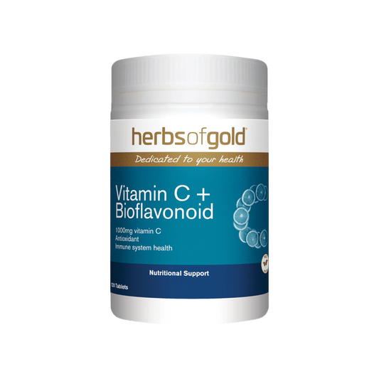 Herbs Of Gold Vitamin C + Bioflavonoid 120s