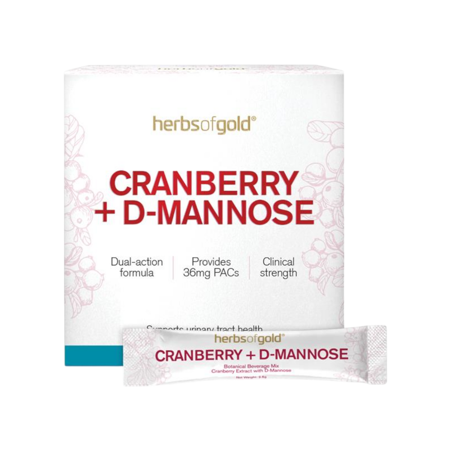 Herbs Of Gold Cranberry + D-Mannose 30s