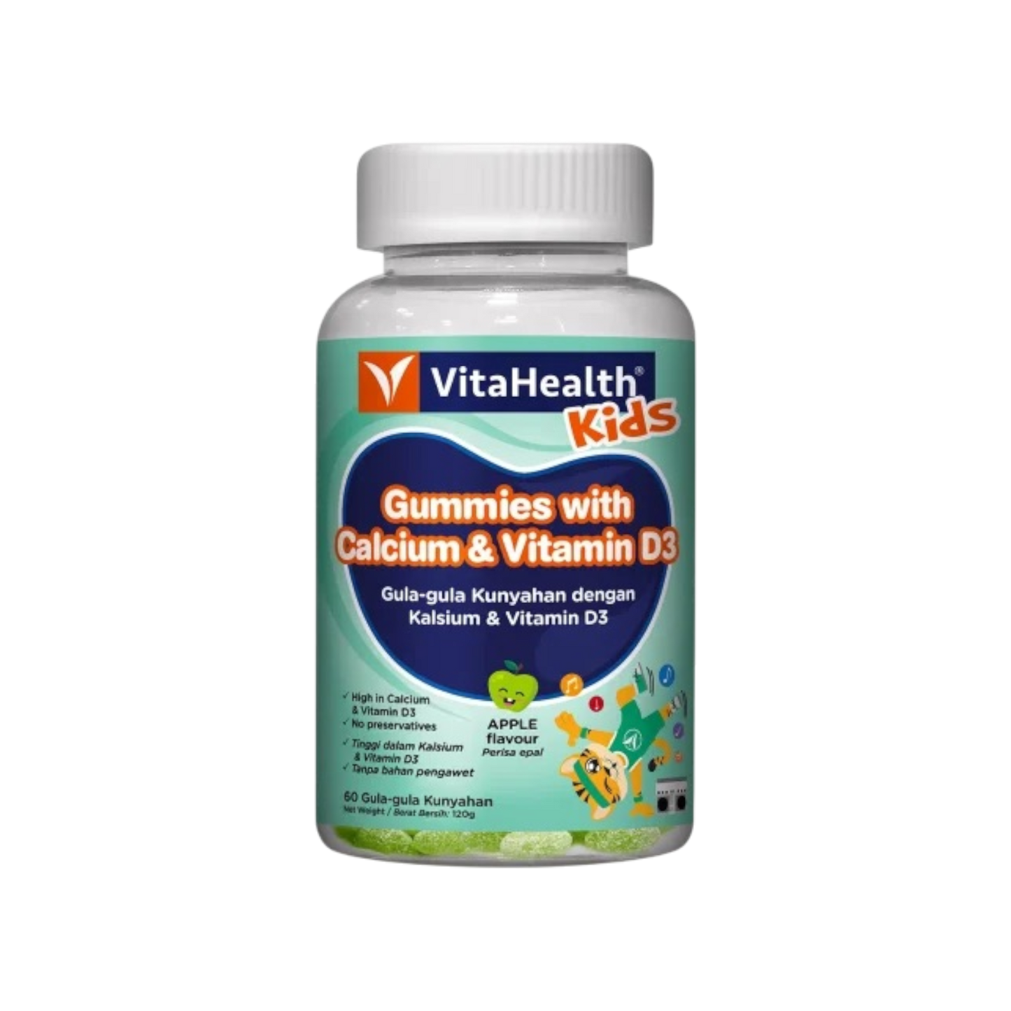 VitaHealth Kids Gummies With Calcium & D3 60s