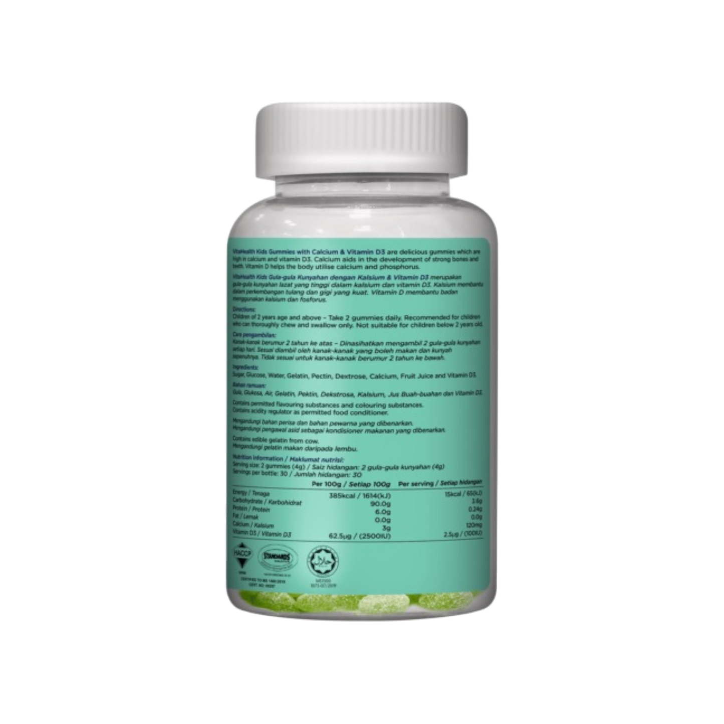 VitaHealth Kids Gummies With Calcium & D3 60s