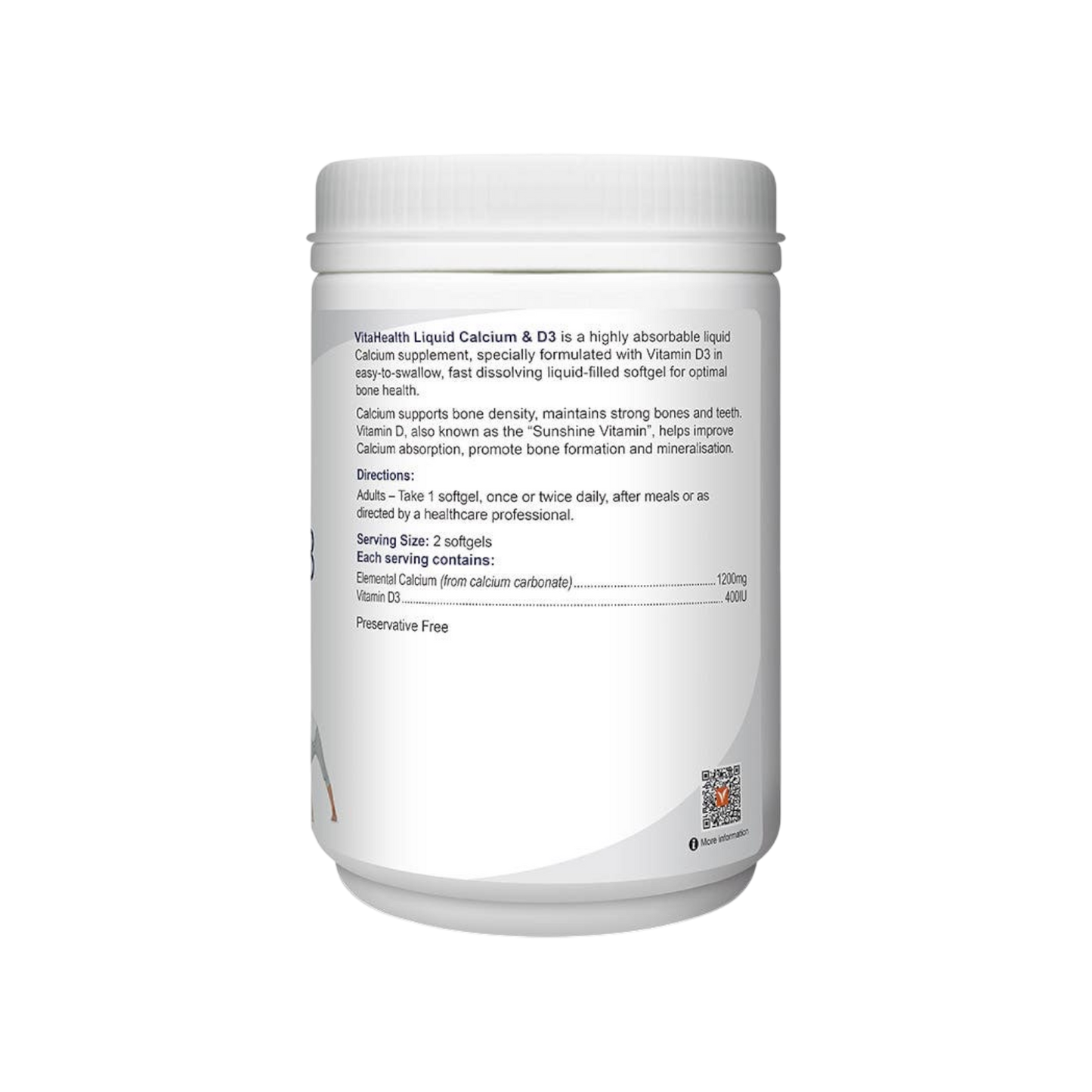 VitaHealth Liquid Calcium & D3 240s Twin Pack (Promo)
