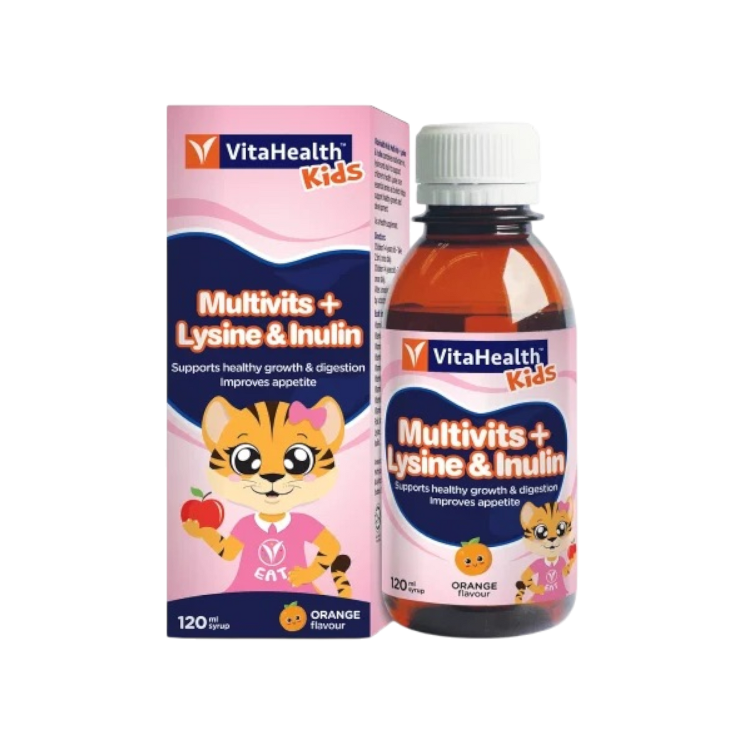 VitaHealth Kids Multivits + Lysine & Inulin 120ML